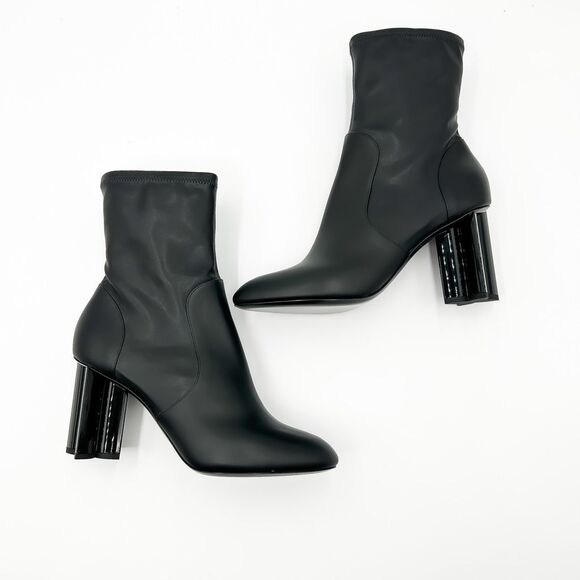 Louis Vuitton Monogram Fleur Black Leather Ankle Boot Size 40.5, 10.5 - Picture 7 of 14